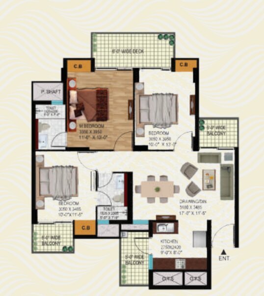Elmas Aquacasa Type 04 floor plan
